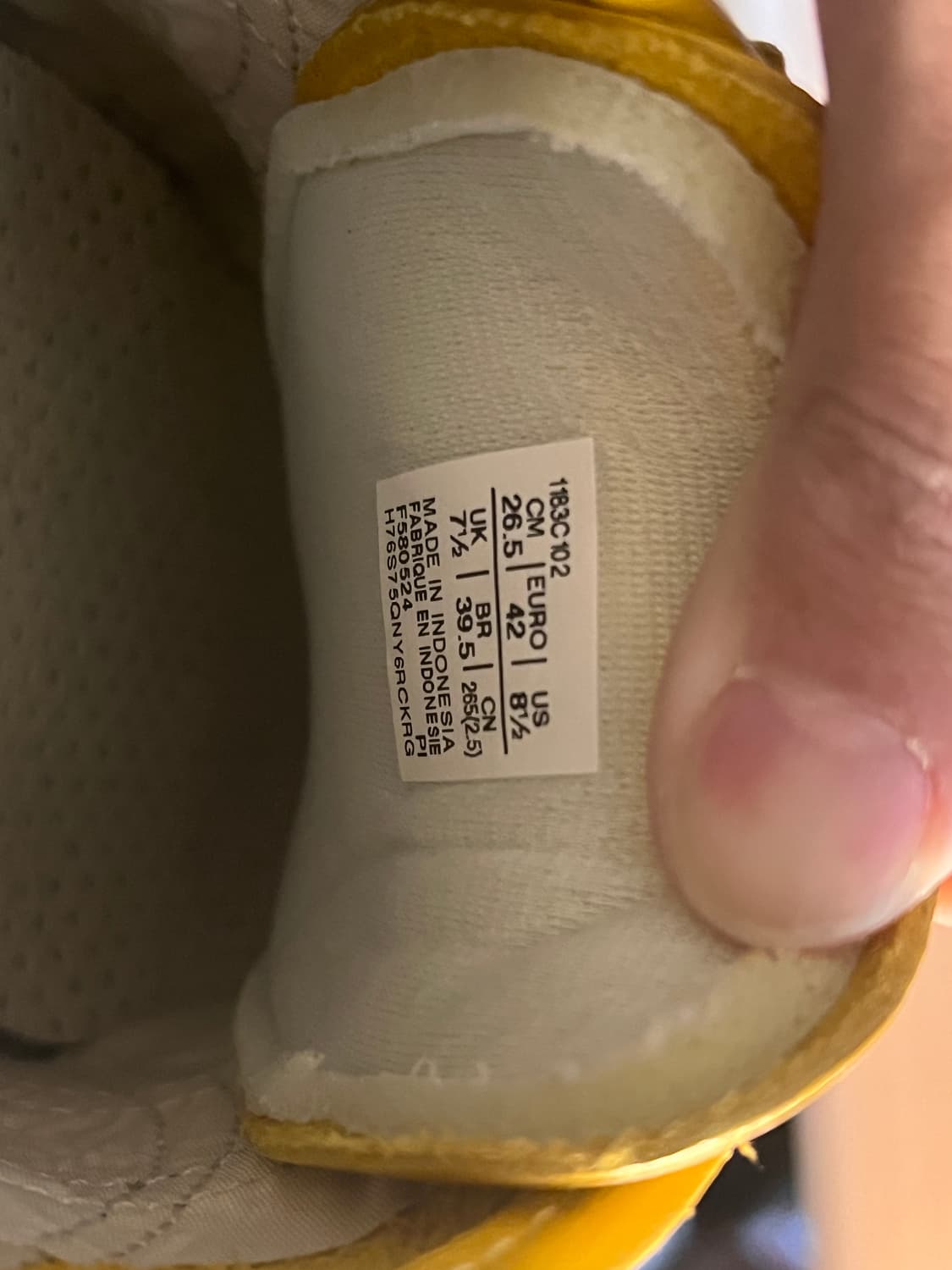 오니츠카타이거 멕시코66 노랑 상품이미지4