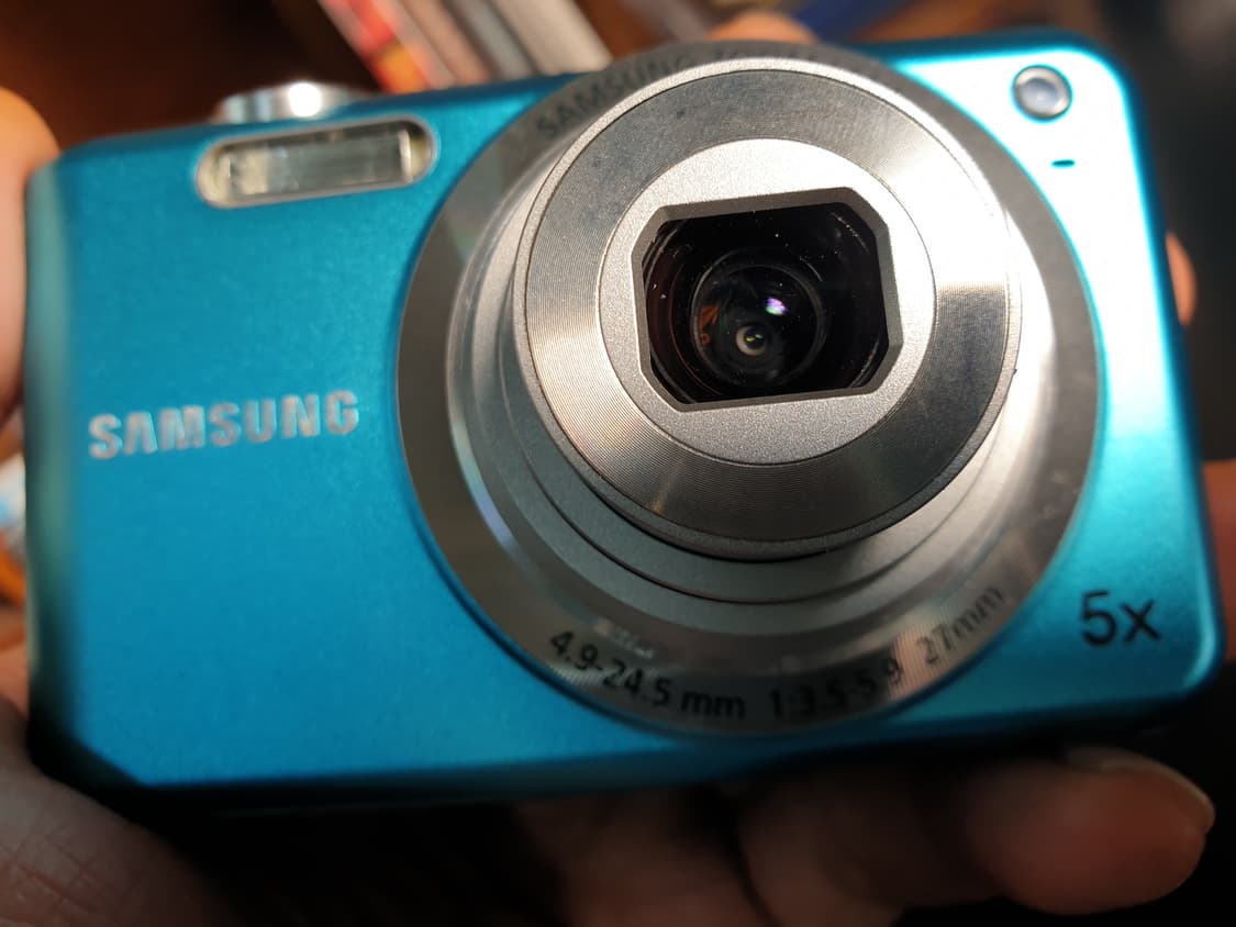 삼성 VLUU ES70 빈티지 디카 메탈릭 시안 블루색 상품이미지9