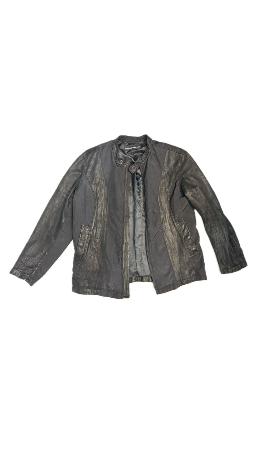 이세이미야케 맨 주름가공 말가죽 자켓 상품이미지1