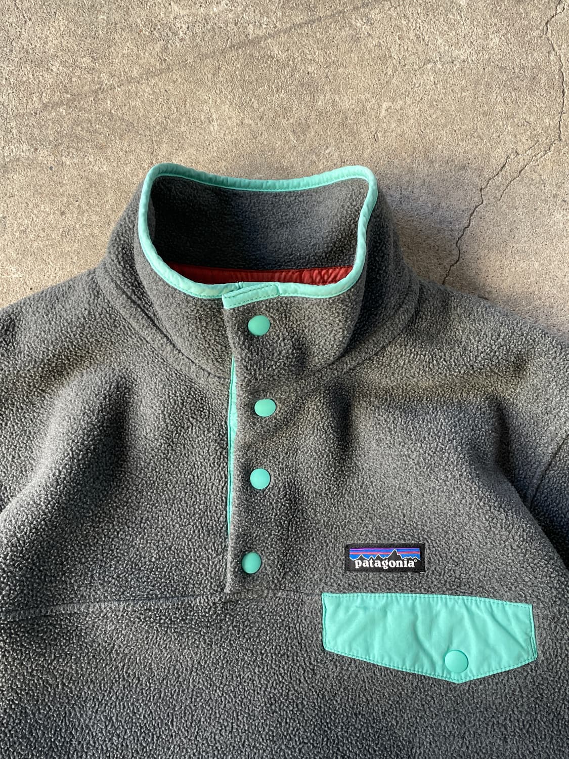 Patagonia Synchilla Nikel&Mint Snap-T 상품이미지7