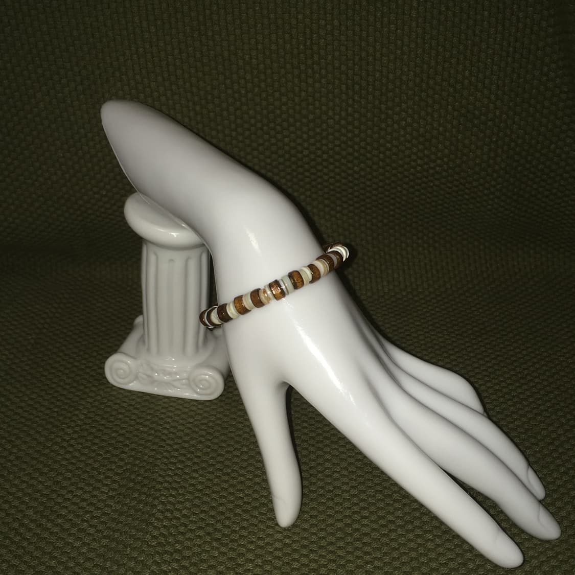 우드&자개 비즈팔찌 상품이미지1