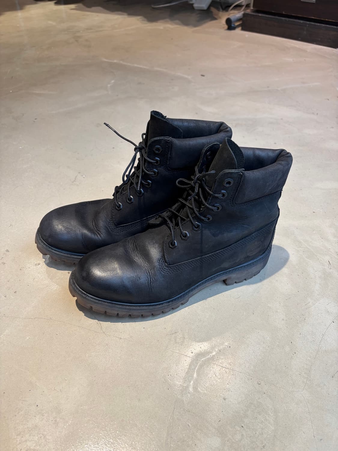 270) Timberland 6인치 블랙 워커 부츠 상품이미지1