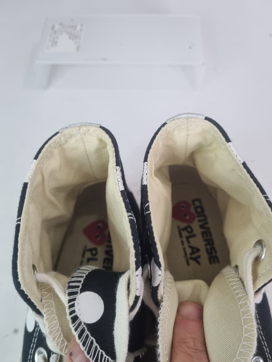 240 꼼데가르송 컨버스 도트 하이 상품이미지5