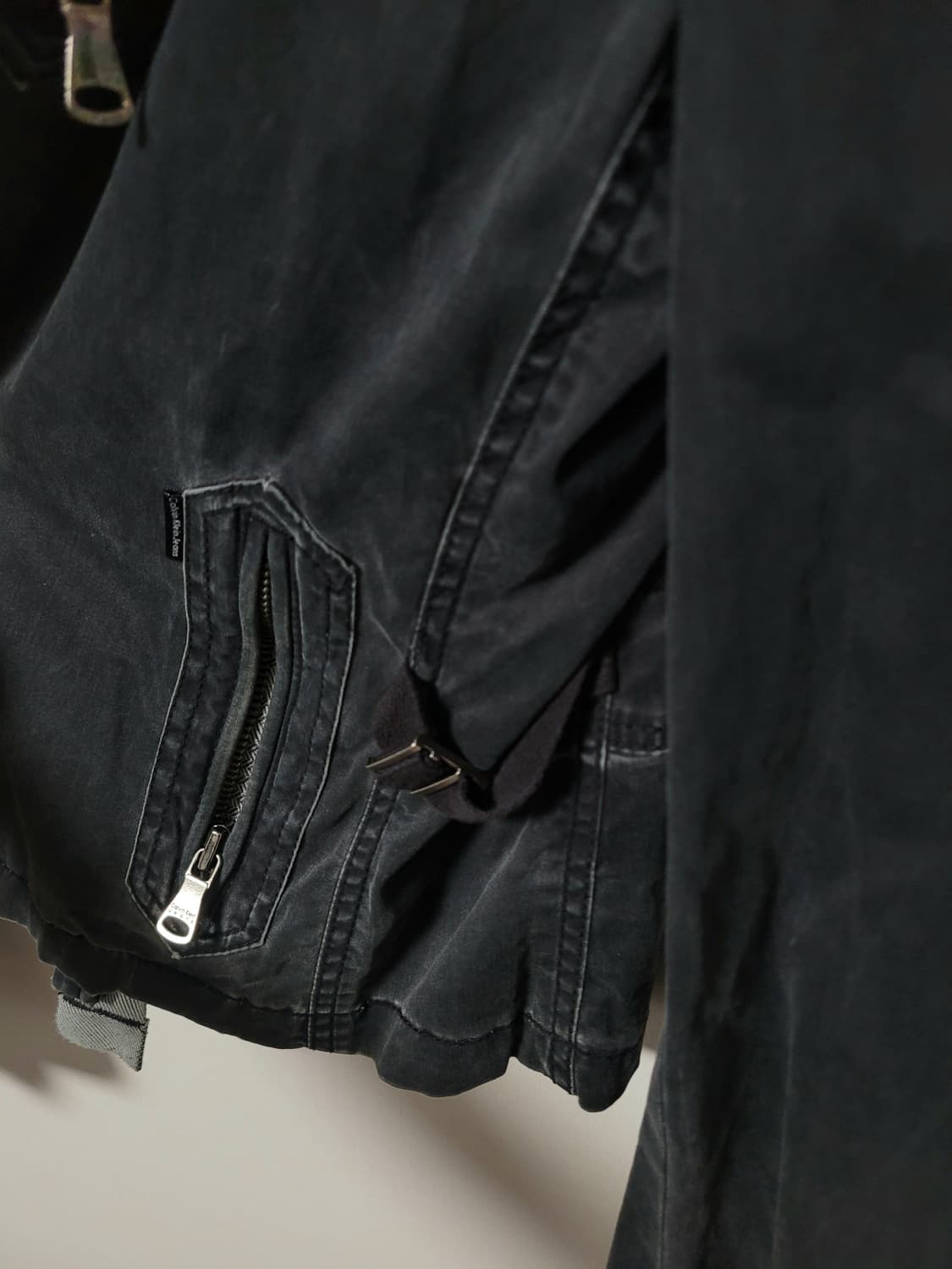 00s Calvin klein biker jacket 상품이미지3