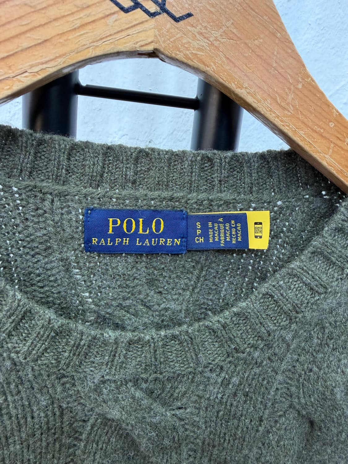 정품) 폴로랄프로렌 신형 여성 케이블 니트 S 상품이미지6