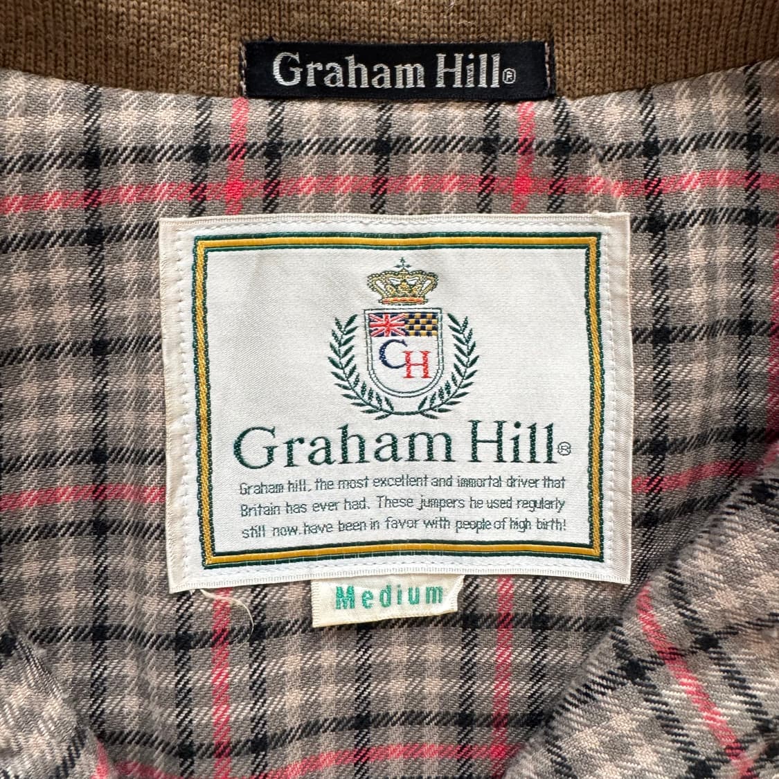 GRAHAM HILL 일본빈티지 블루종 자켓 빈티지자켓 항공자켓 m 90 상품이미지7