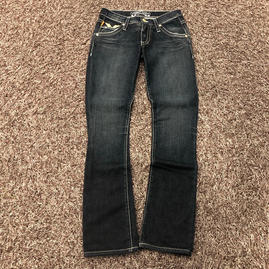 로빈스진 부츠컷 워싱 데님 팬츠 상품이미지3