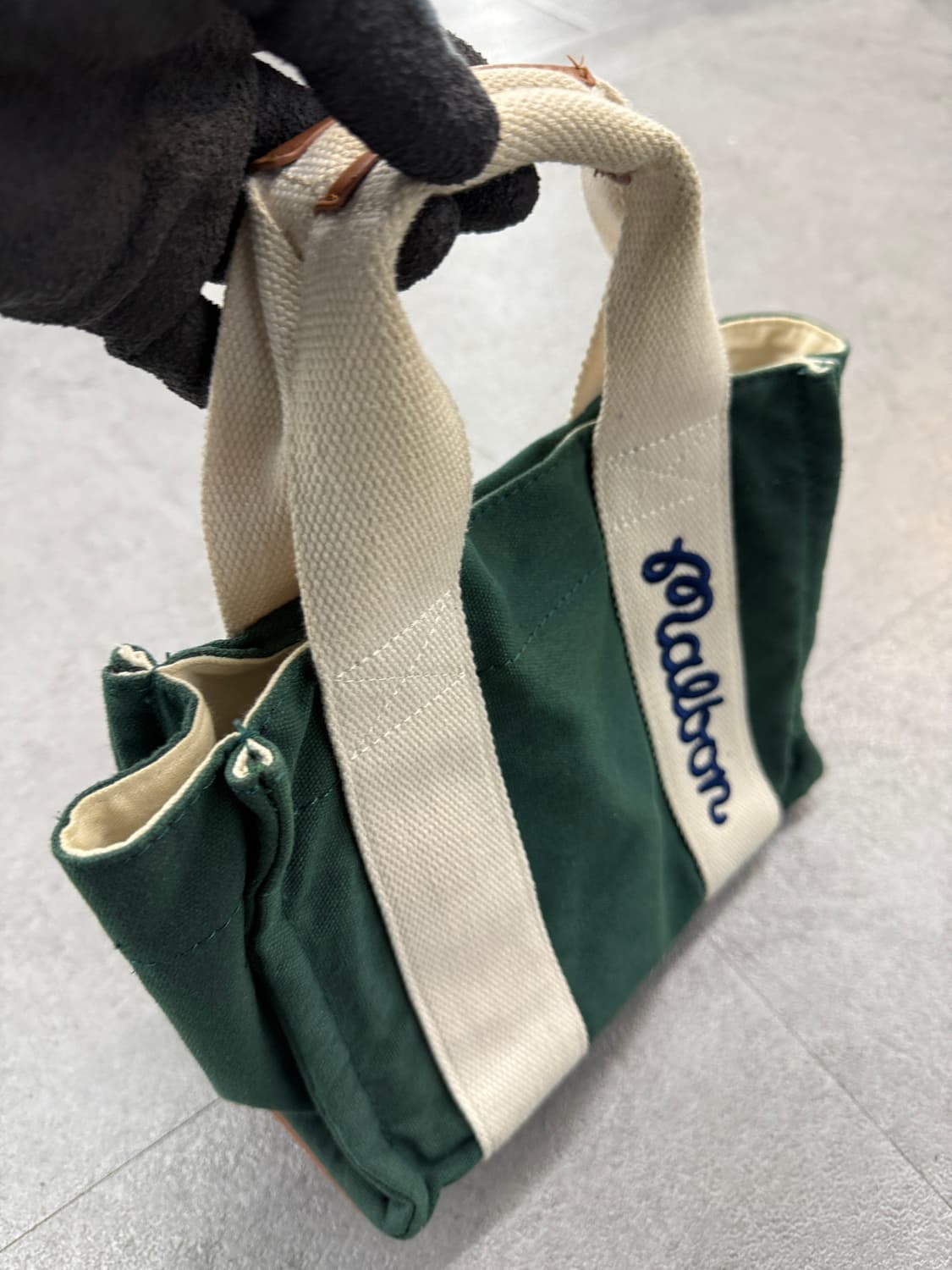 말본 골프 버킷 토트백 그린 상품이미지2