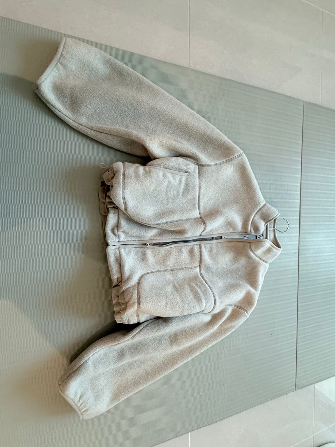 비이커 여성 플리스 자켓 베이지 새상품 상품이미지6