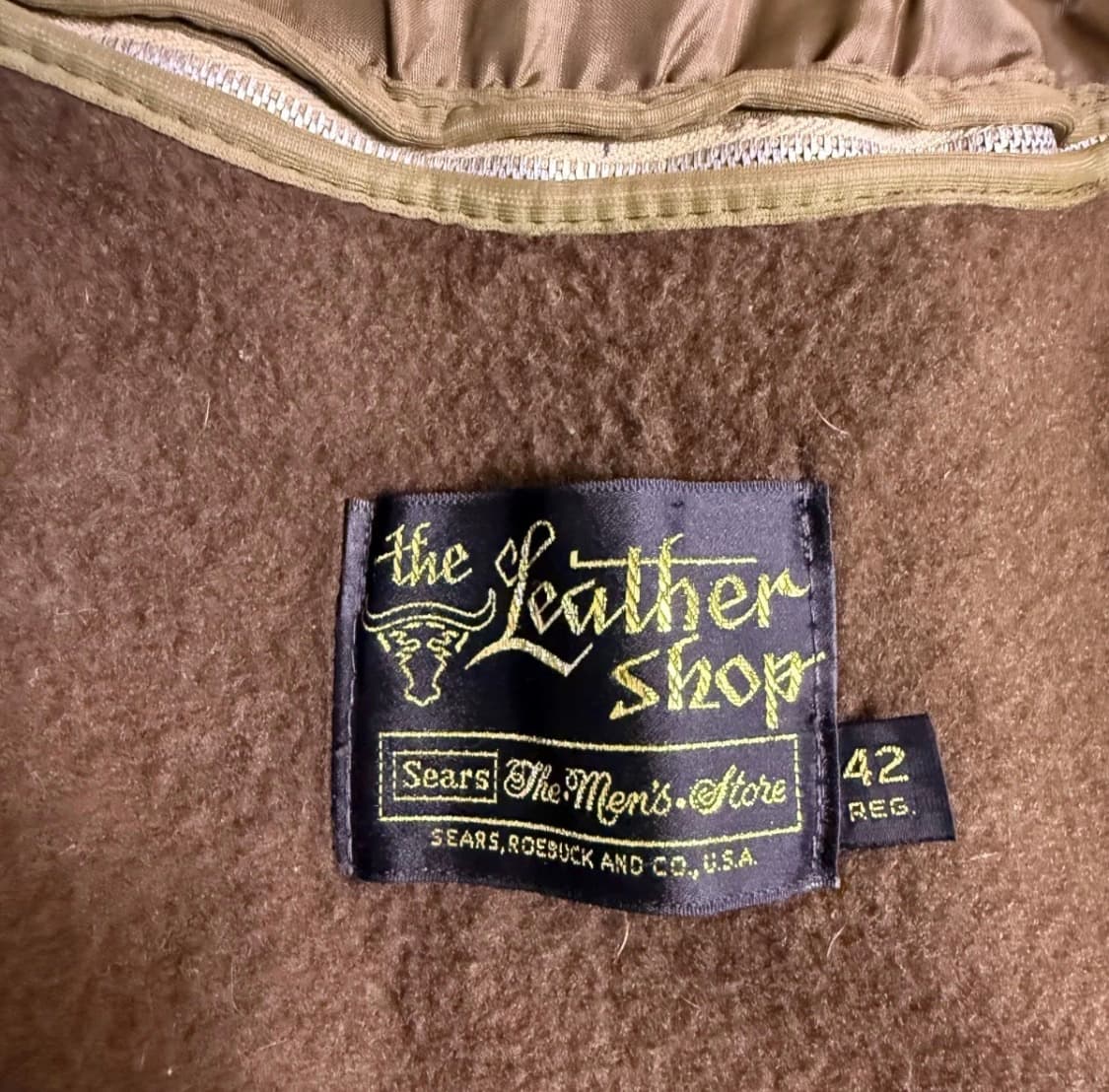 Sears The leather shop 스웨이드 레더 재킷 상품이미지5