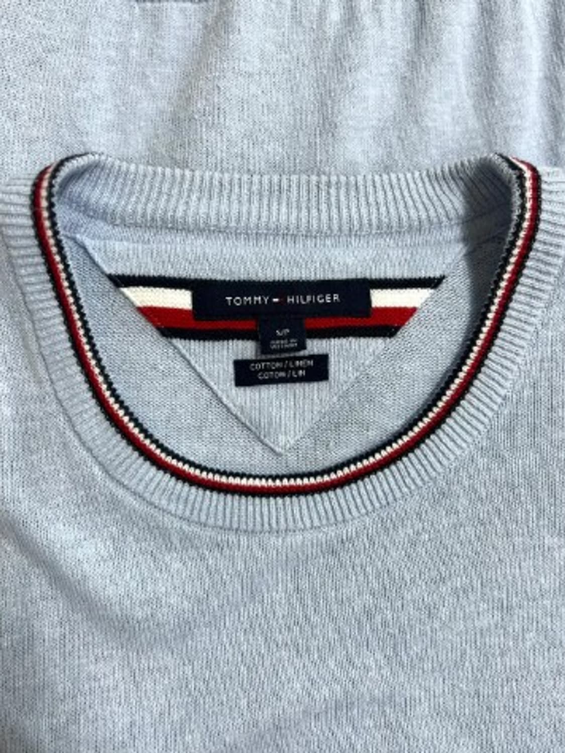 타미힐피거 남성 라운드 린넨코튼니트 S 상품이미지4