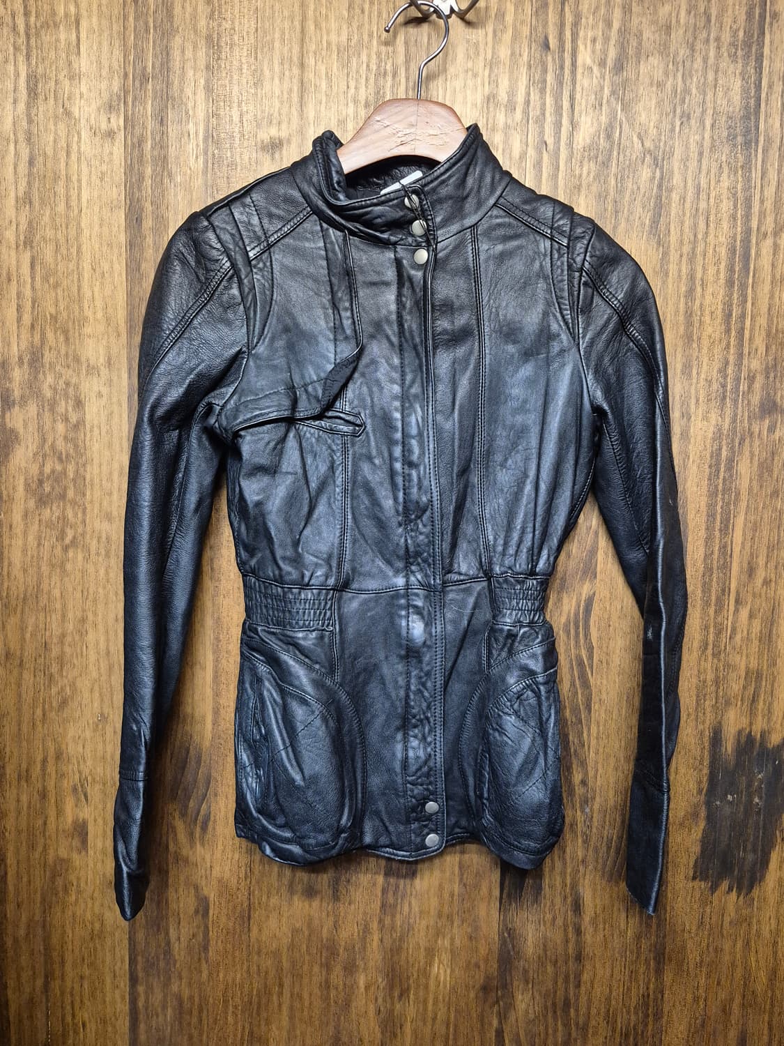 VINTAGE DETAIL LETHER JACKET  상품이미지2