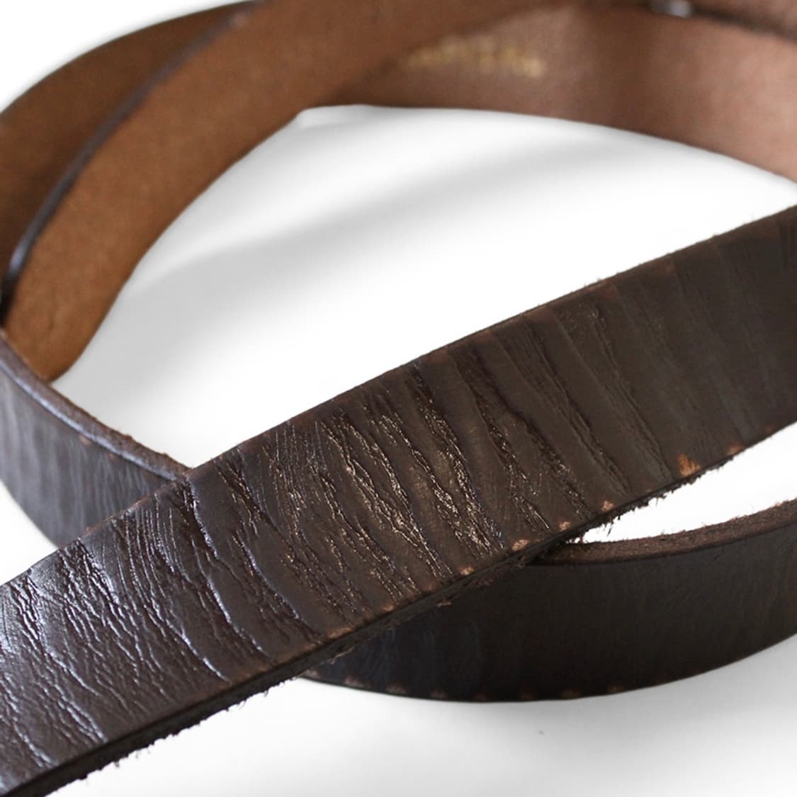 [미개봉새상품/국내배송] 캐피탈 오일드 레더 스터드 디스코 버클 벨트 상품이미지2