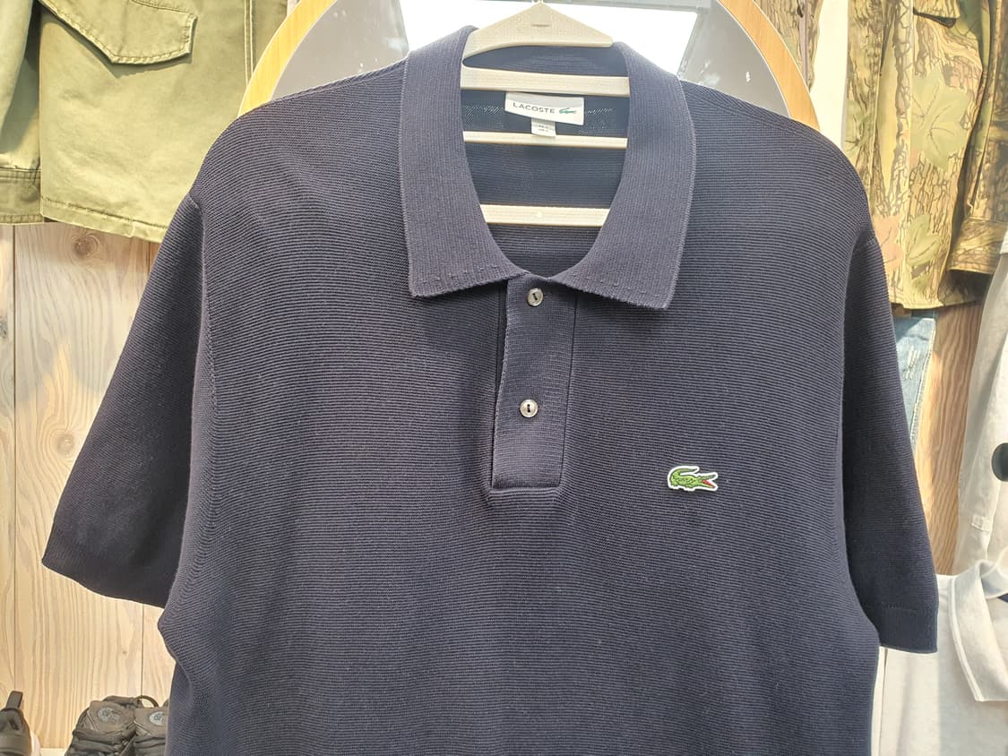 [정품] 라코스테 남성 프리미엄 면 반소매 카라 니트 (105) 상품이미지2
