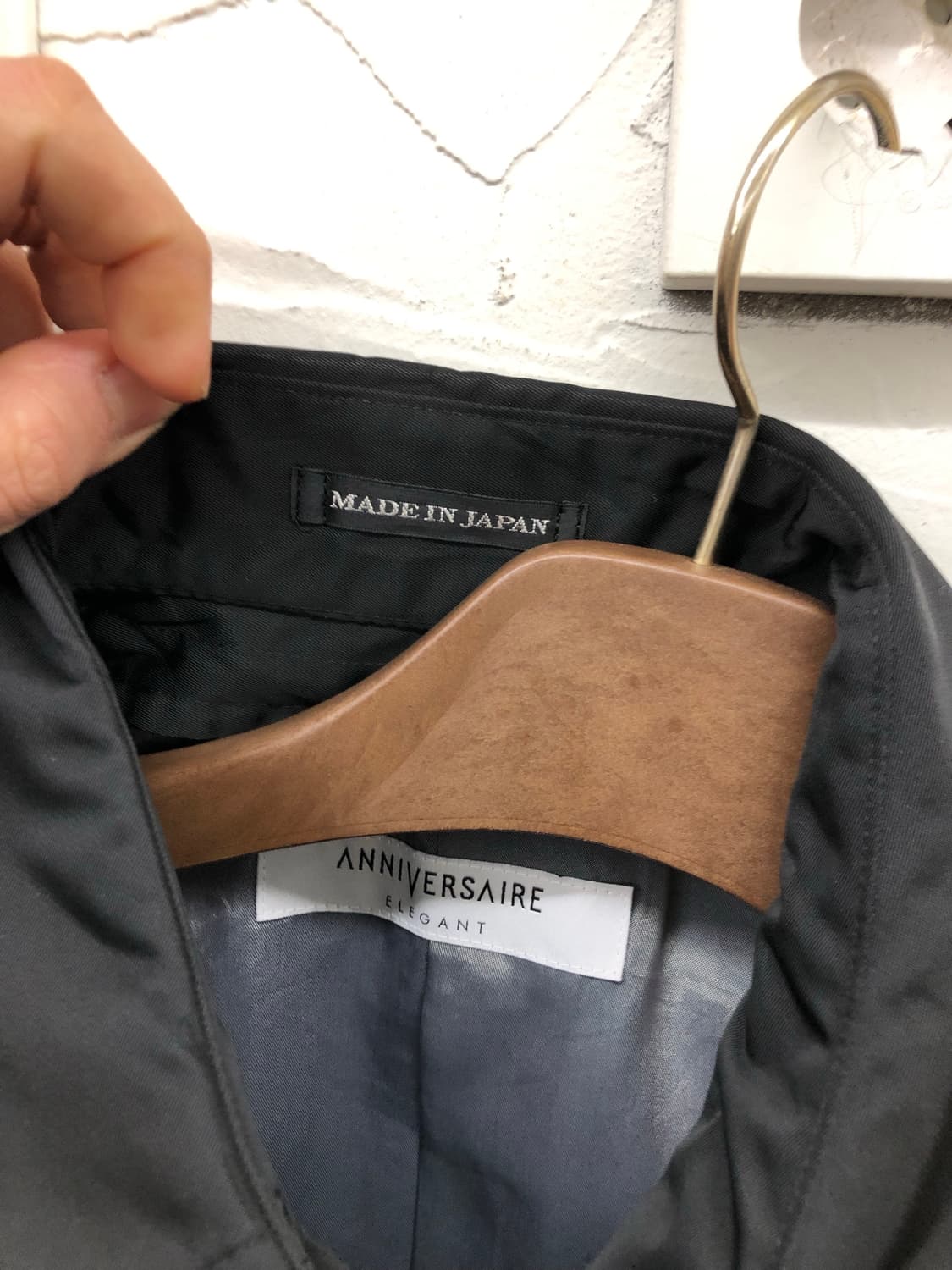 일본 생산 나일론 트렌치 코트 상품이미지3