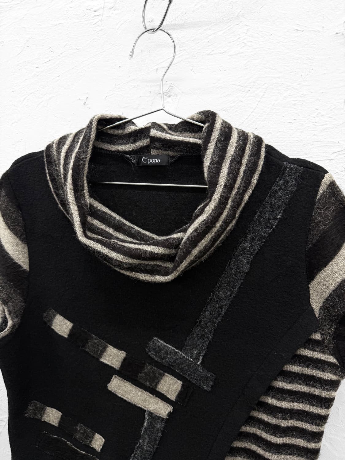 epona 패치워크 니트 탑 상품이미지2