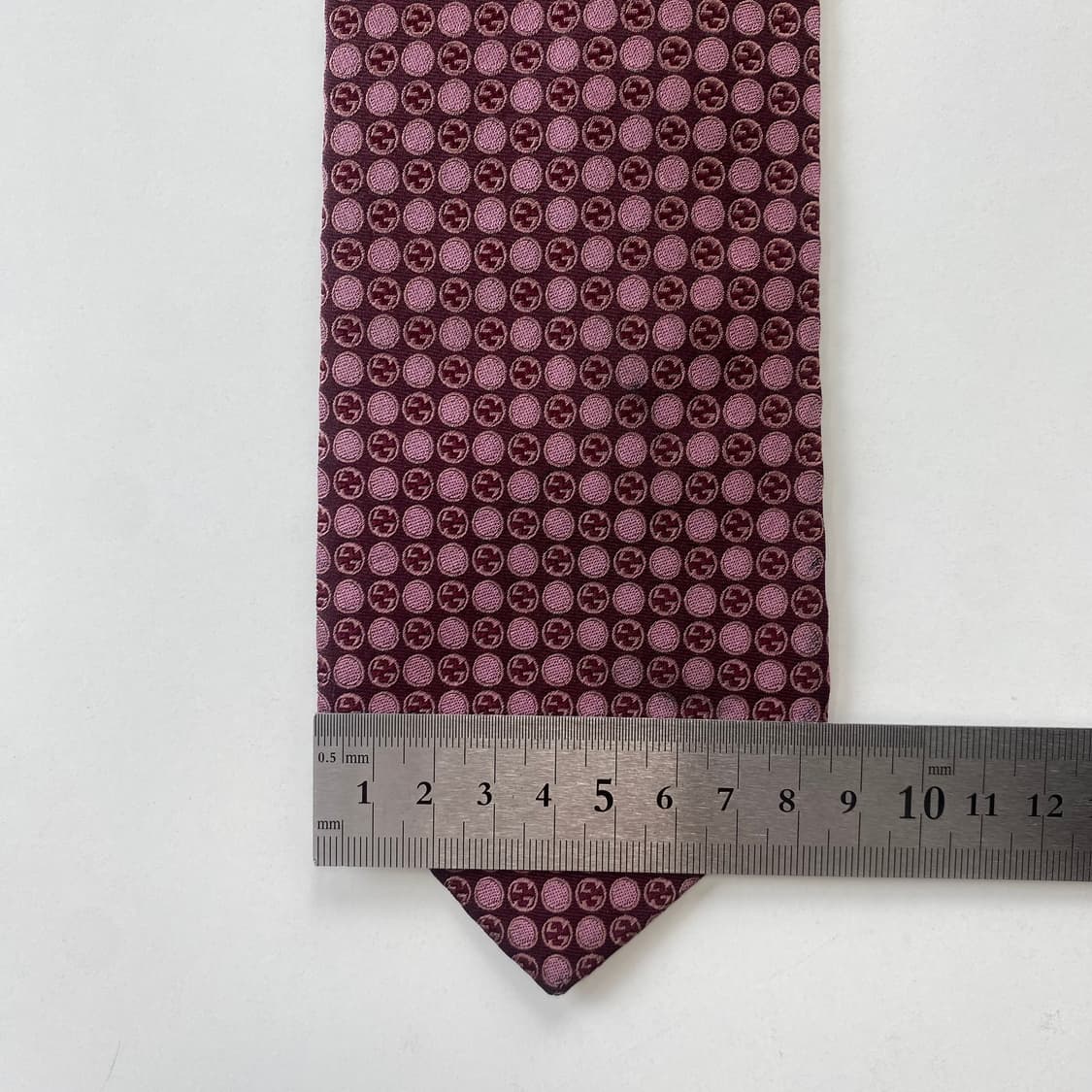구찌(GUCCI) 명품 정품 모노그램 넥타이 8.3cm 상품이미지7