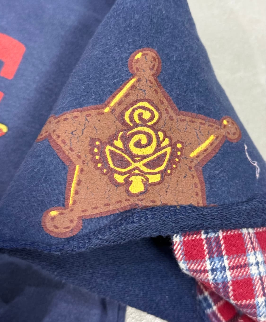 히스테릭 글래머 아카이브 플란넬 셔츠 결합 롱슬리브 맨투맨 스웨터 상품이미지5