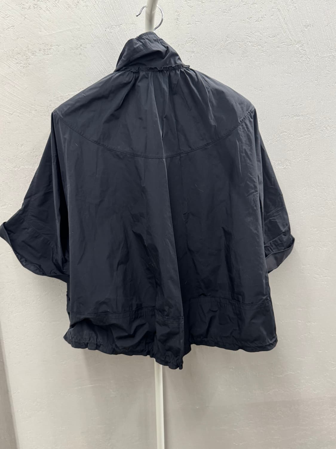 Time 블랙 반팔 집업 자켓 OS 상품이미지7