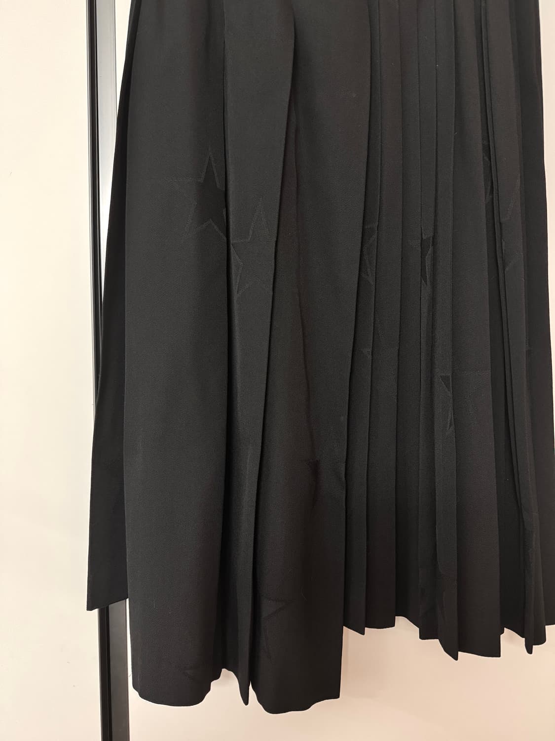 Comme des garcons 별 패턴 언발 플리츠스커트 상품이미지2