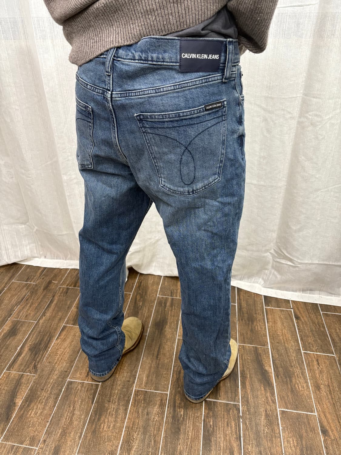 CK 캘빈클라인 진스 클래식 스트레이트 데님 팬츠 Calvin Klein 상품이미지1