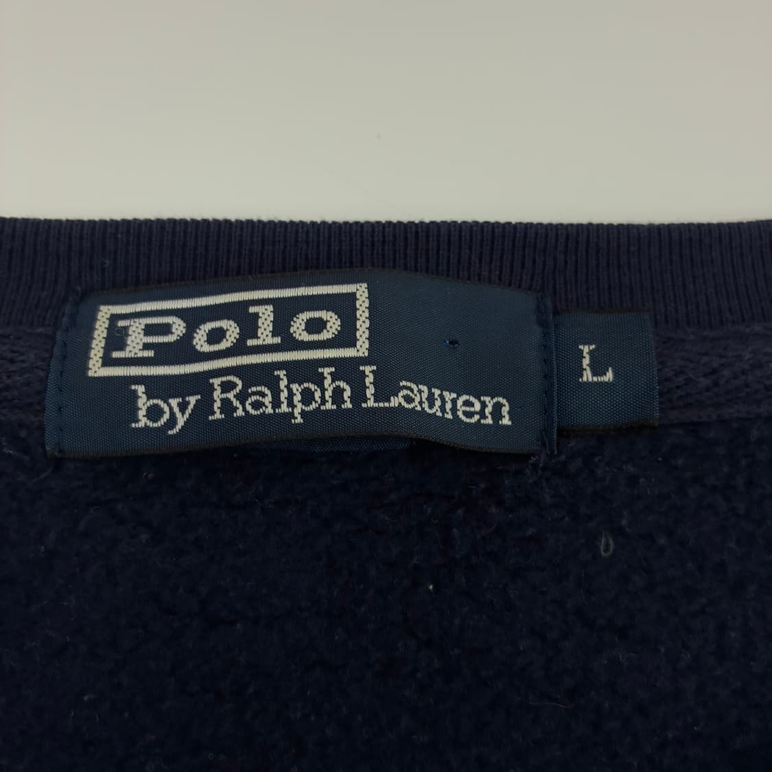 Polo 폴로 랄프로렌 네이비 코튼 라운드 맨투맨 상품이미지4