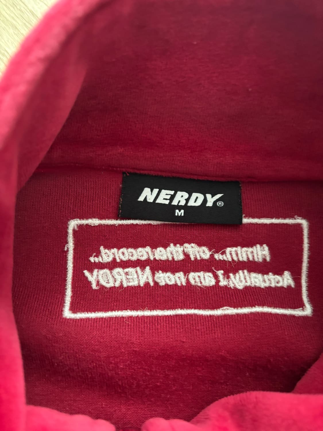 널디 와인 벨벳 져지 ❤️ 상품이미지3