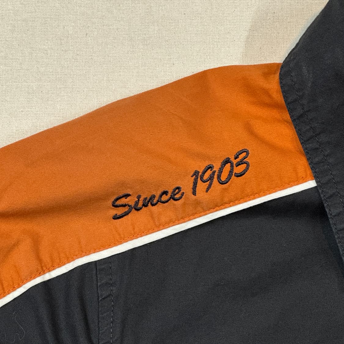 여S) 할리데이비슨 자수로고 반팔 셔츠 상품이미지4