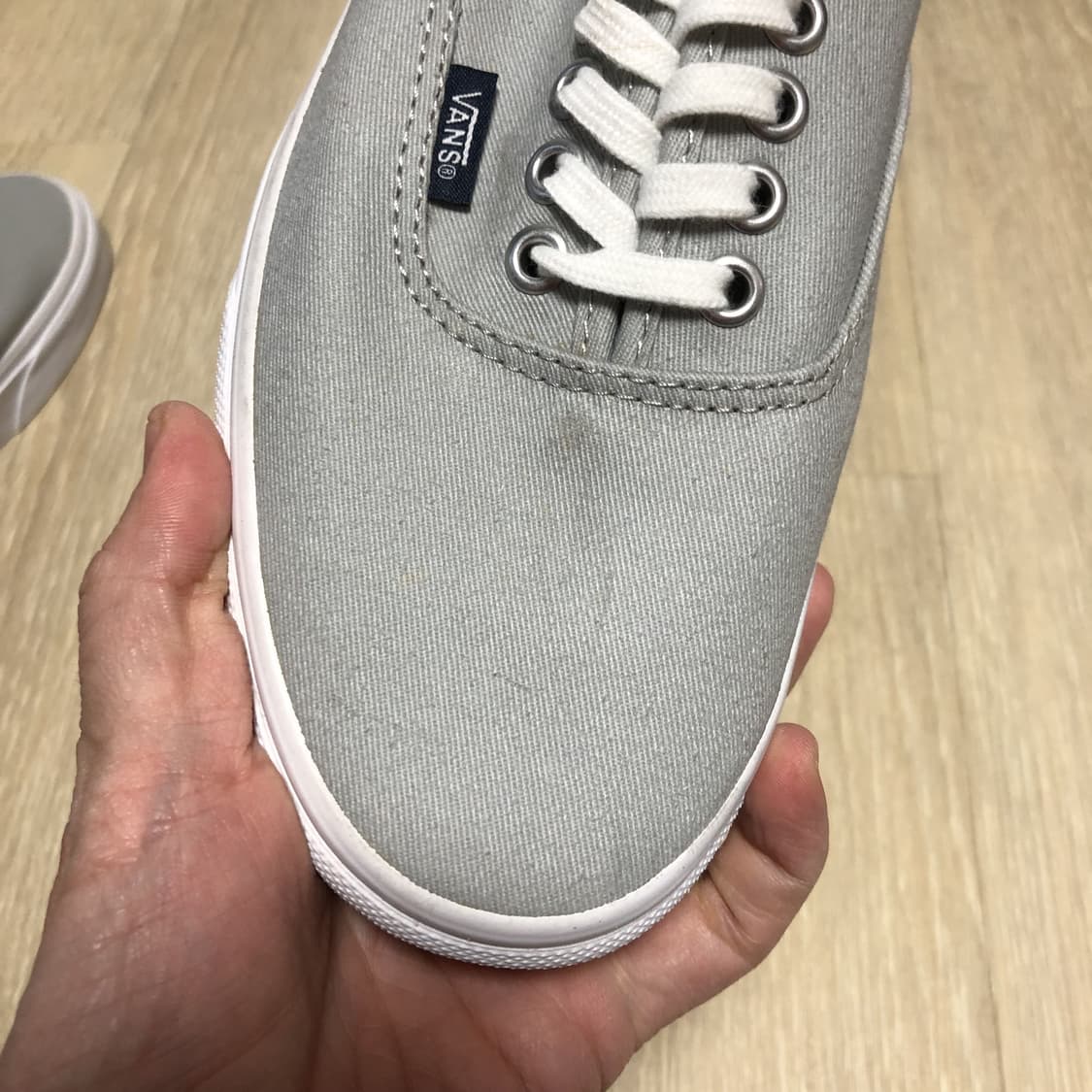 (260) 새상품 반스 VANS 어센틱 그레이 상품이미지5