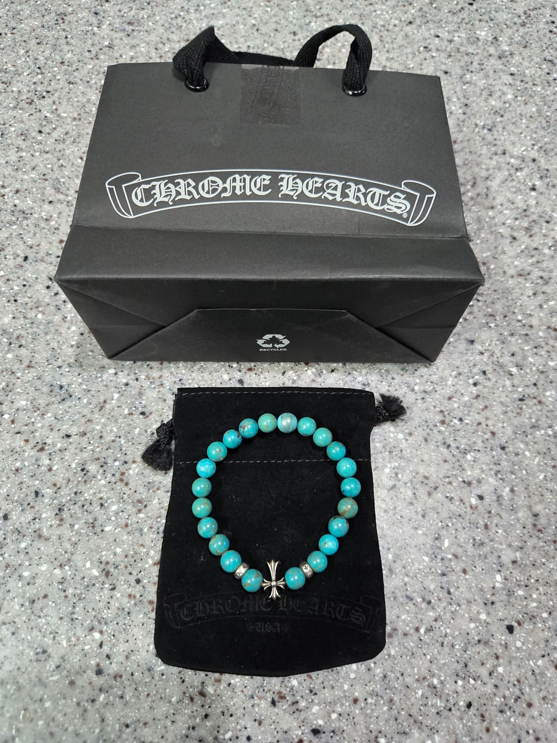 크롬하츠 터키석 베이비 비즈 팔찌(정품) 상품이미지1