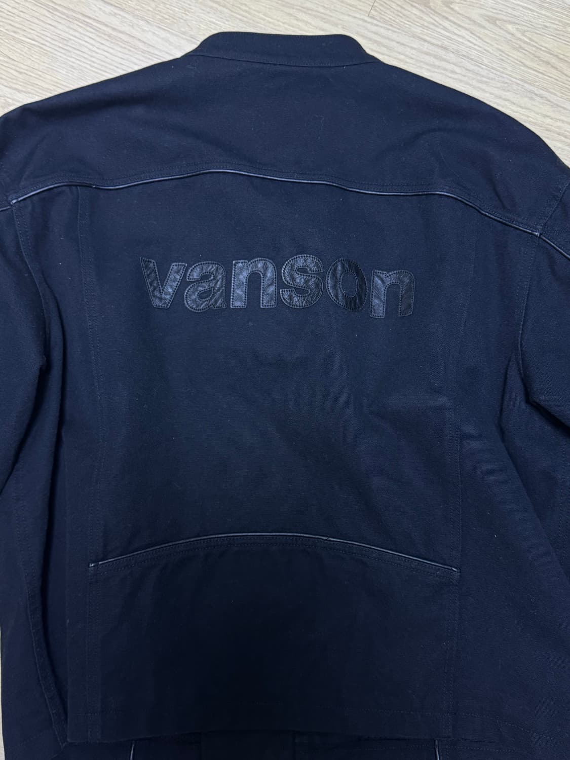 슈프림 밴슨 레더스 코듀라 코튼 자켓 블랙 25SS XL 상품이미지5