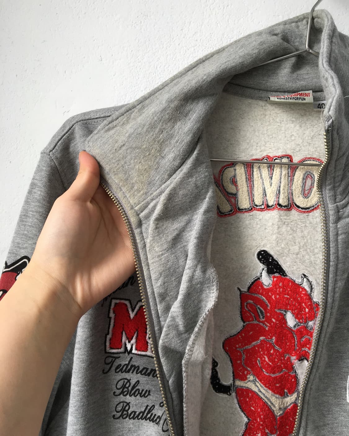 Ted company patch point high neck zip up 상품이미지4