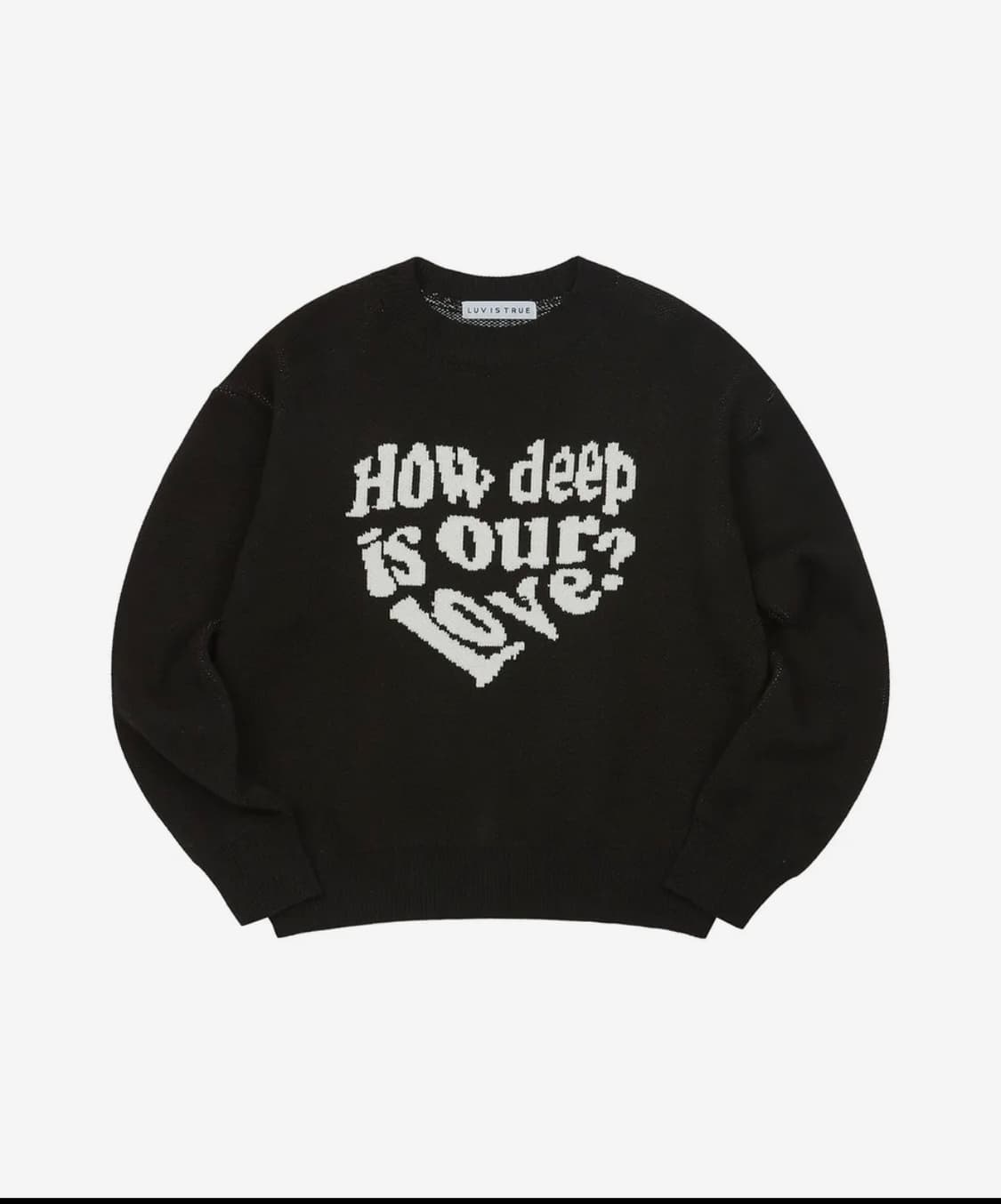 러브이즈트루 니트 상품이미지1