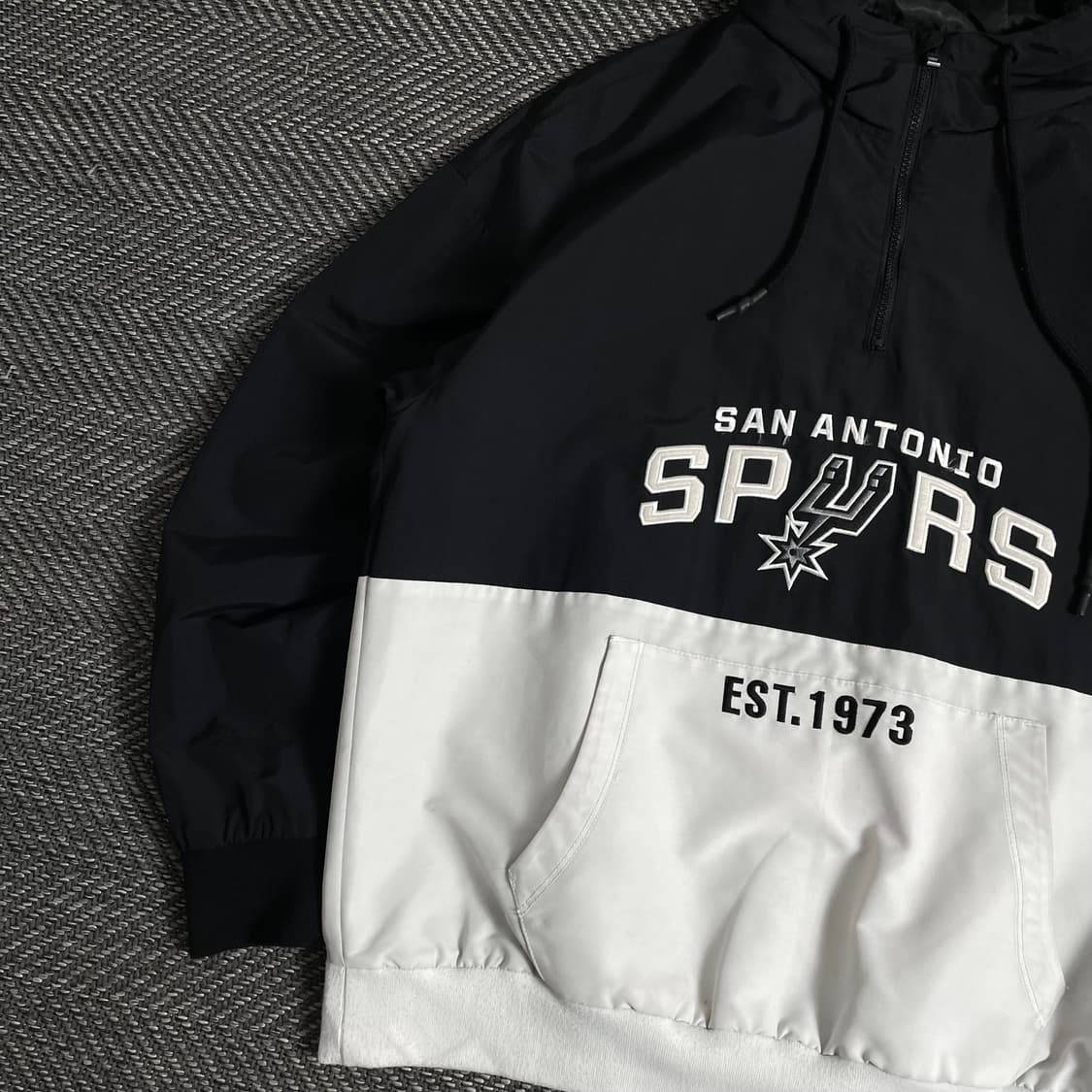 NBA 샌안토니오 스퍼스 빅로고 아노락 웜업o 2819 상품이미지3
