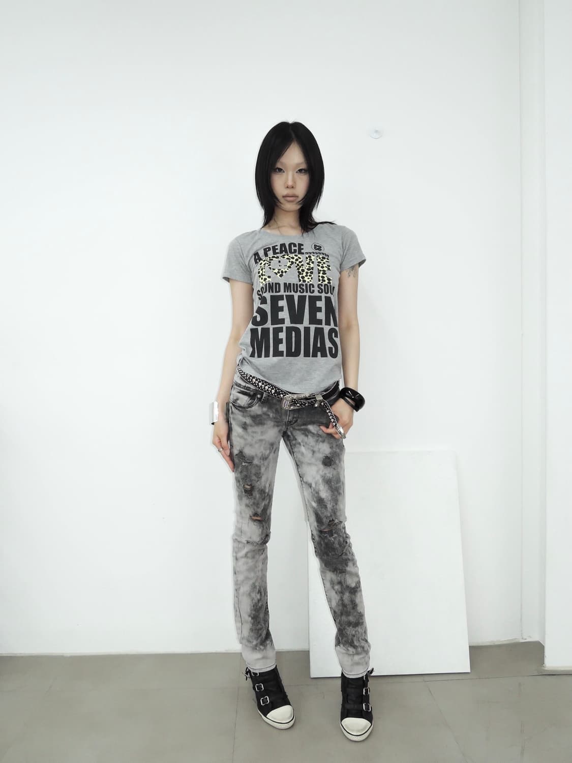 Destroyed Slim Skinny Jean 상품이미지1