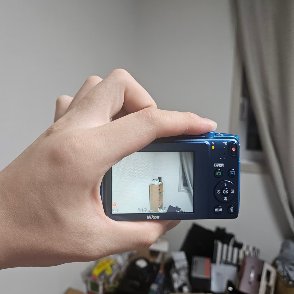 [민트급 박스셋] (에스파 윈터 디카) 니콘 쿨픽스 S3600 블루 디카 상품이미지4