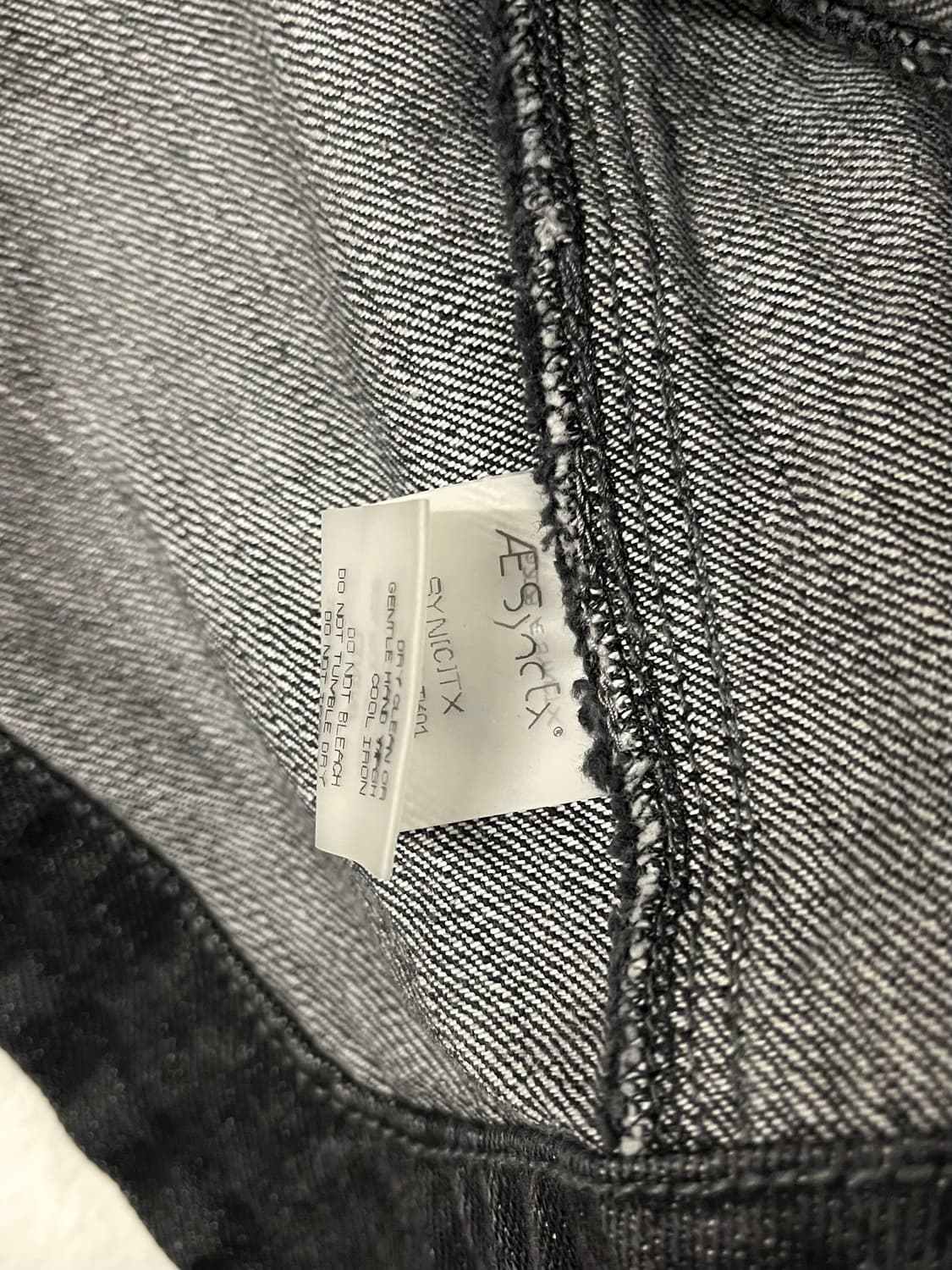 에이시네틱스 데님 크롭 블레이저 자켓 상품이미지7