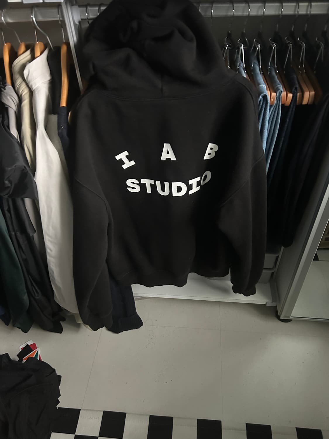 아이앱 후드티 블랙 M 상품이미지3