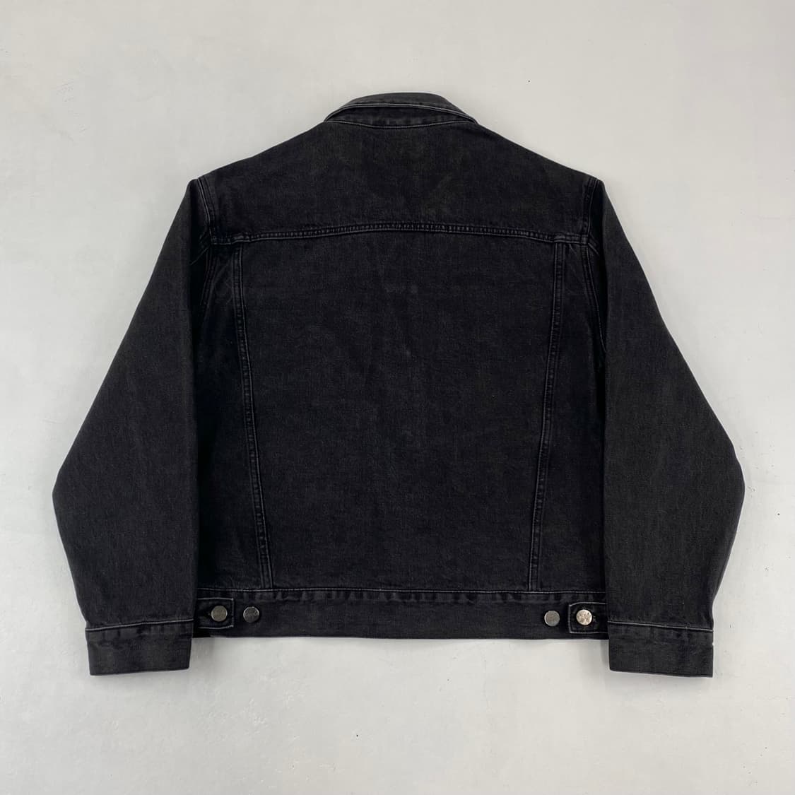 랭글러 카우보이컷 포켓 블랙 데님 트러커 자켓 (98) 상품이미지2