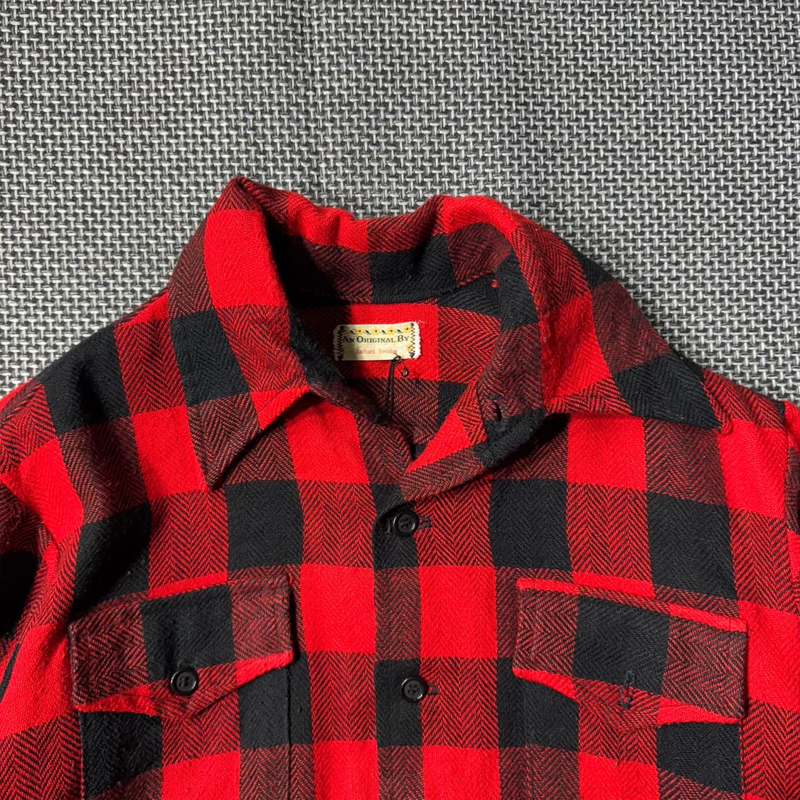 빈티지 플란넬 셔츠 레드 ( 105/OLD-8183 ) 상품이미지2