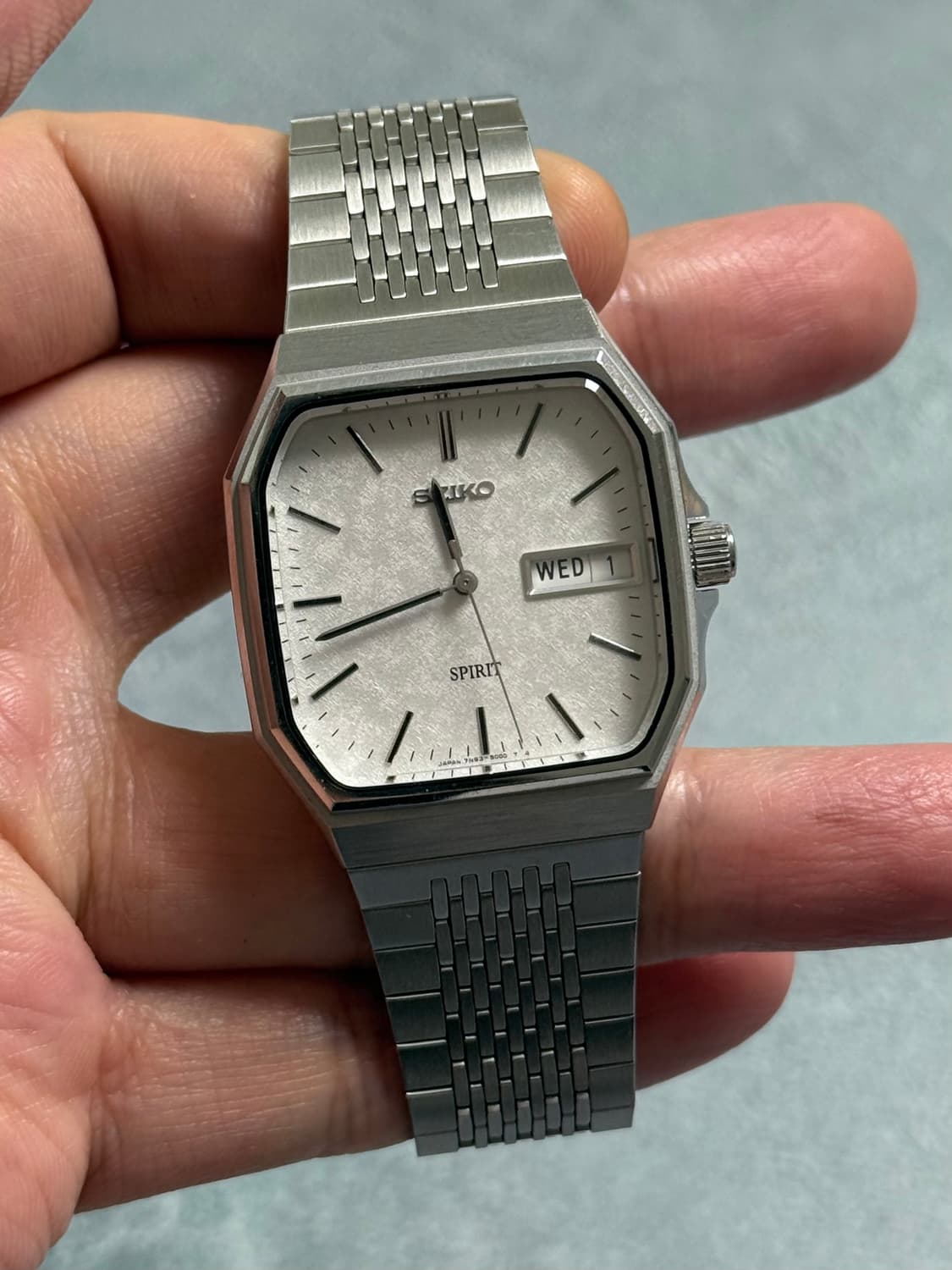 세이코 Seiko SPRIT 스퀘어 쿼츠 데이 데이트 상품이미지4