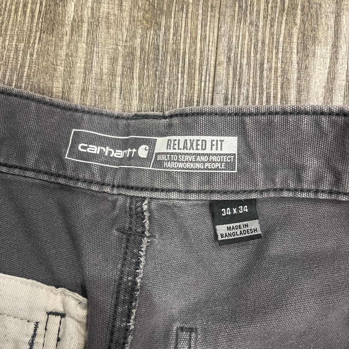 칼하트 빈티지 페이딩  더블니 워크팬츠 34x34 허리단면44 밑위29. 상품이미지6