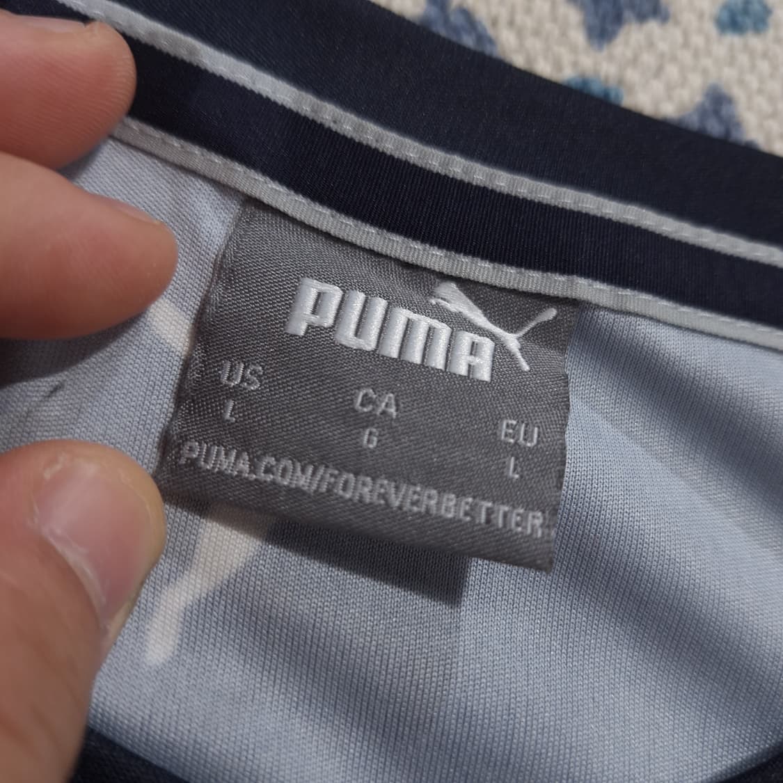 PUMA 퓨마 푸마 피그먼트 네이비 레드불 레이싱 빅프린팅 져지 반팔 티 상품이미지6