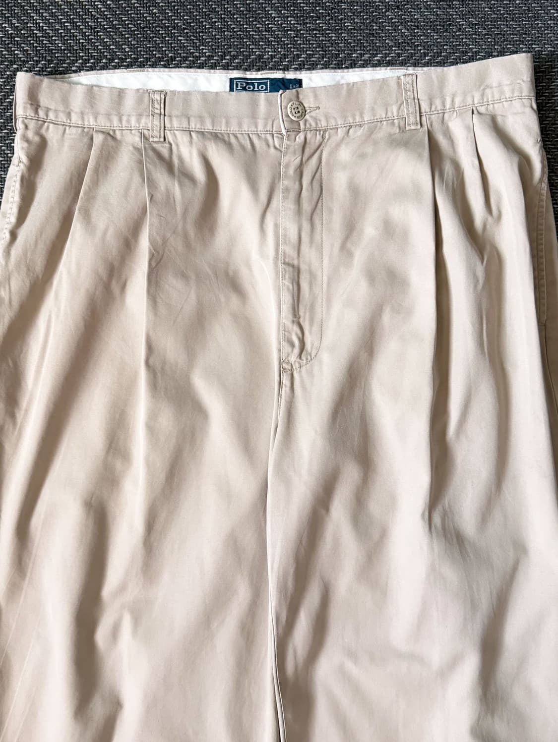 (36) 90s 폴로 랄프로렌 HAMMOND 더블 플리츠 치노팬츠 상품이미지2