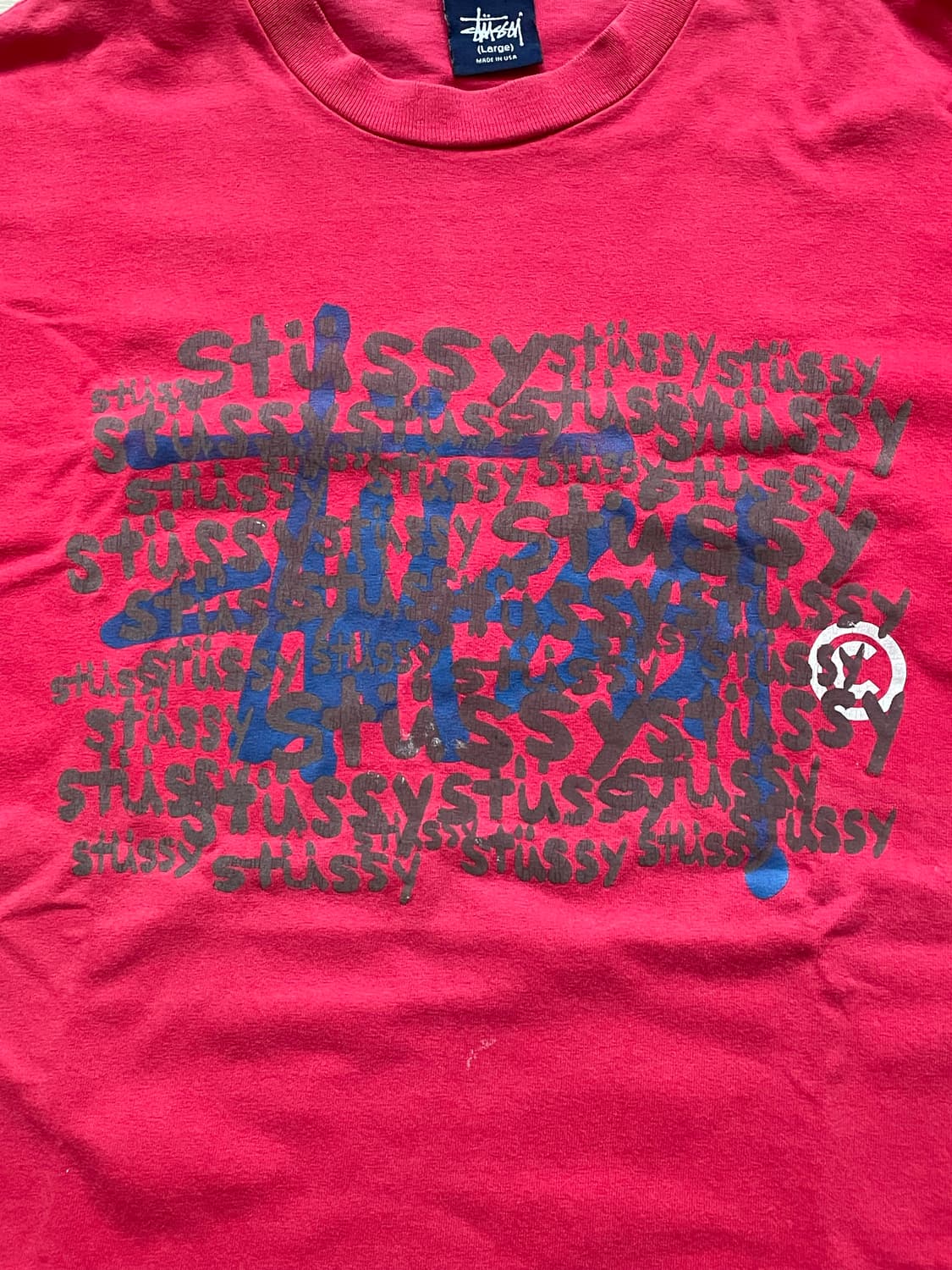 90s 올드 스투시 로고 티셔츠 stussy 상품이미지5