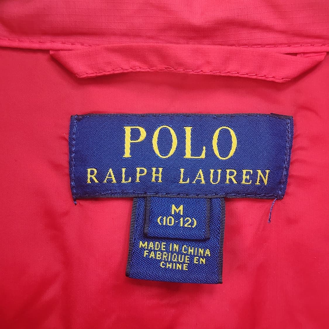 폴로 랄프로렌 아동 레드 패딩 점퍼 상품이미지3