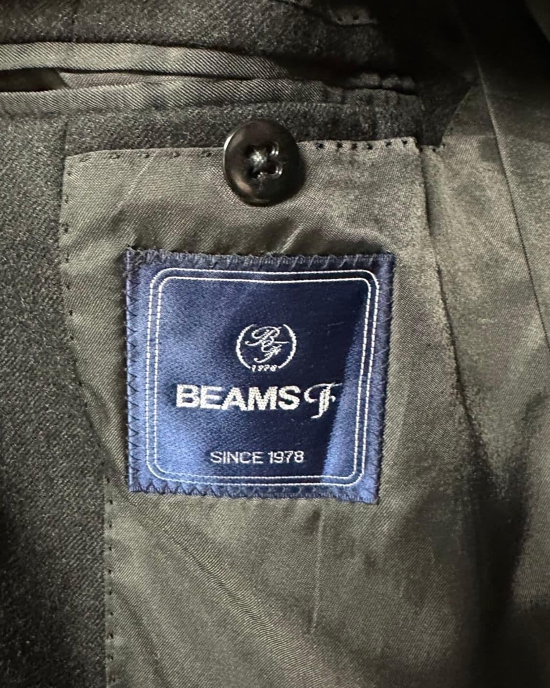 빔즈(Beams) 차콜 울 블레이져 자켓 데드스탁 새상품 상품이미지7