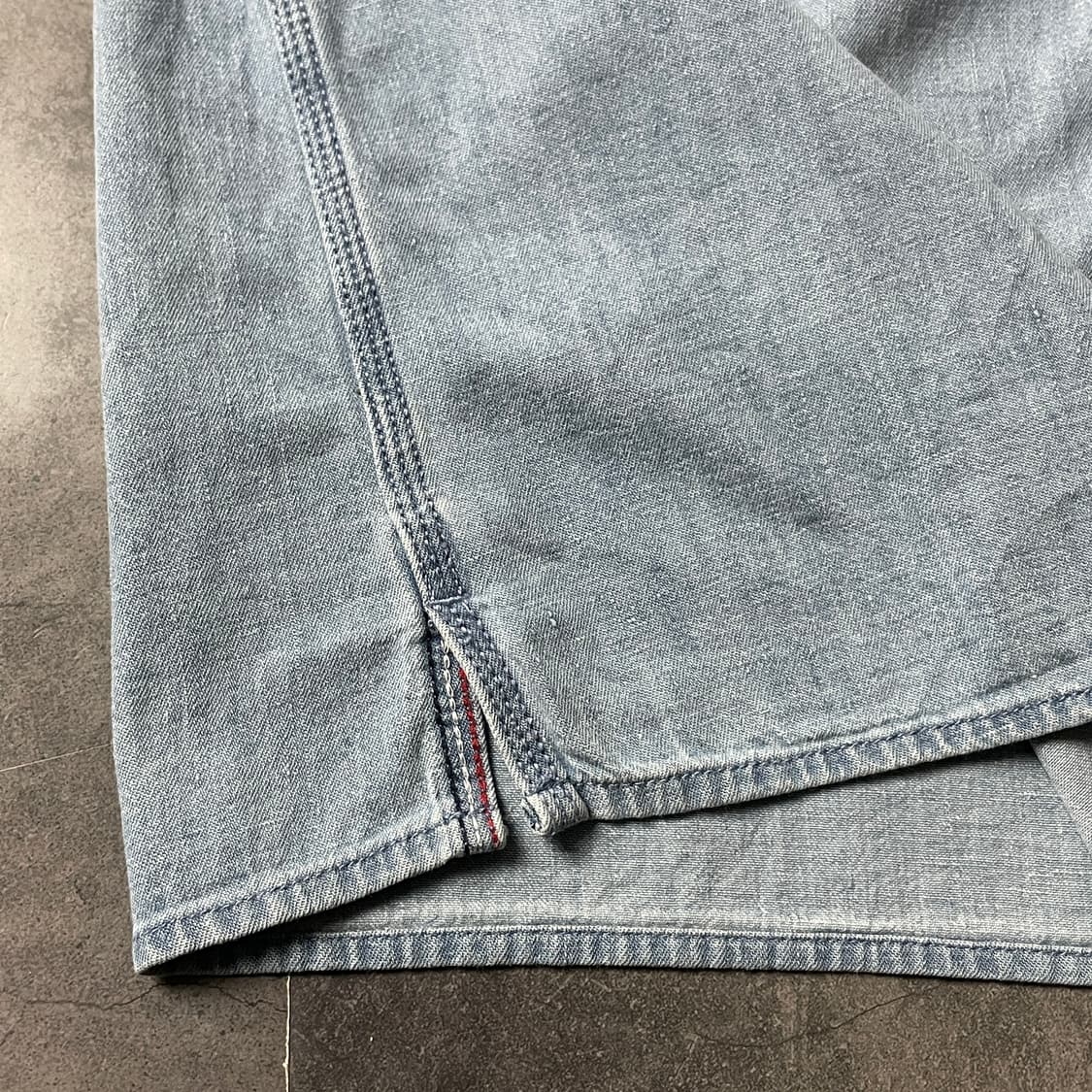 TOMMY HILFIGER 토미힐피거 빈티지 코튼 데님 셔츠 A00607 상품이미지5