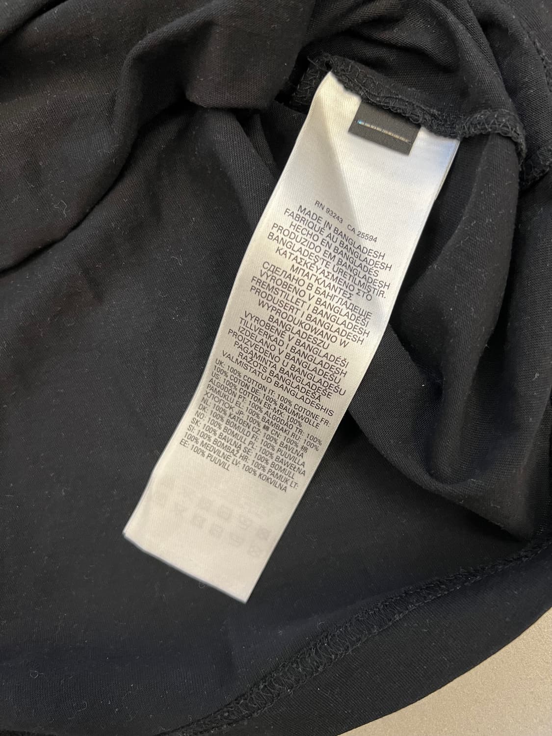 디젤 로고 롱슬리브 블랙 xl 상품이미지4