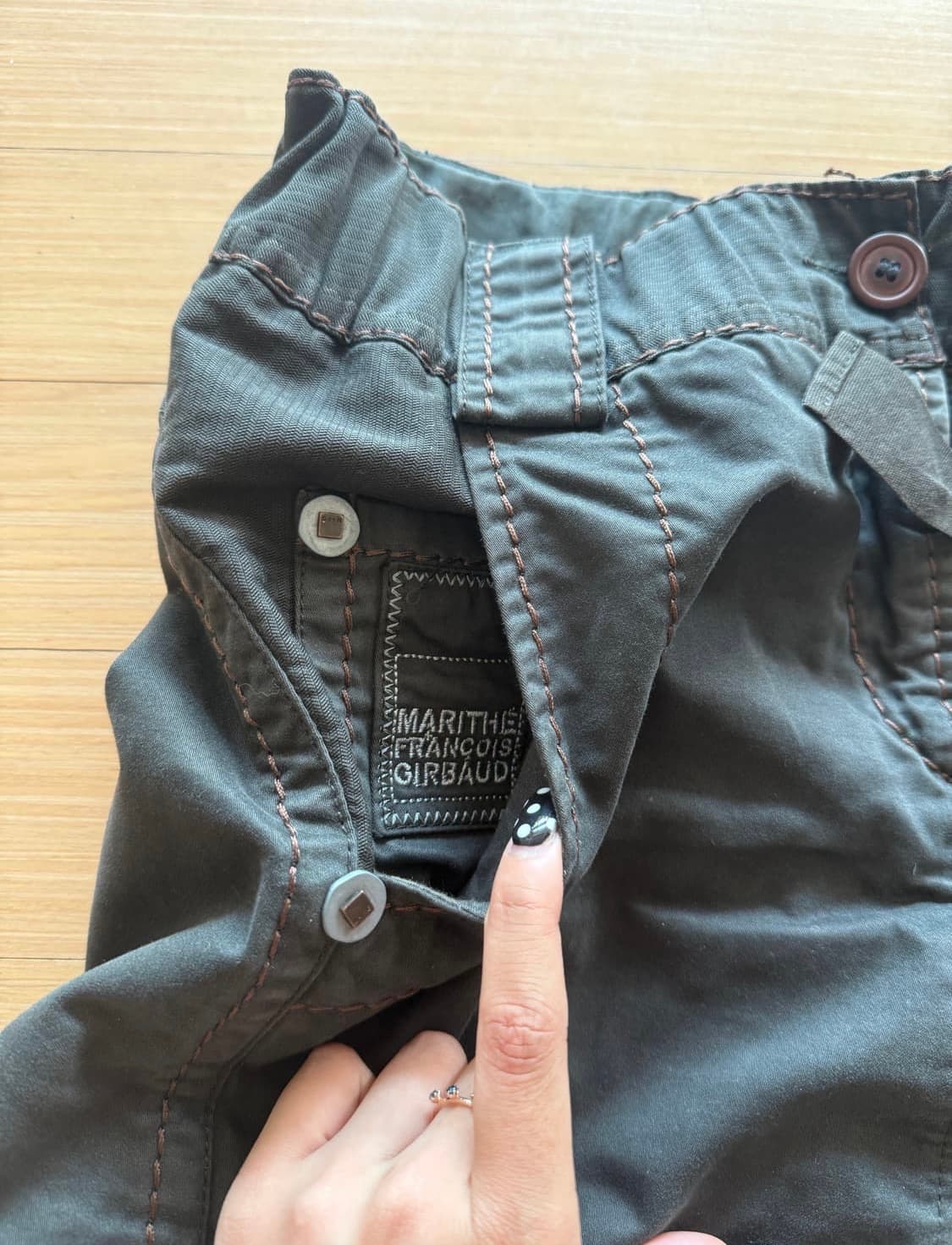 Marithe Girbaud 셔링 프릴 스커트 상품이미지4